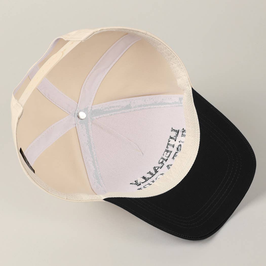 Thee “Literally Just A Girl” Embroidery Two Tone Trucker Hat