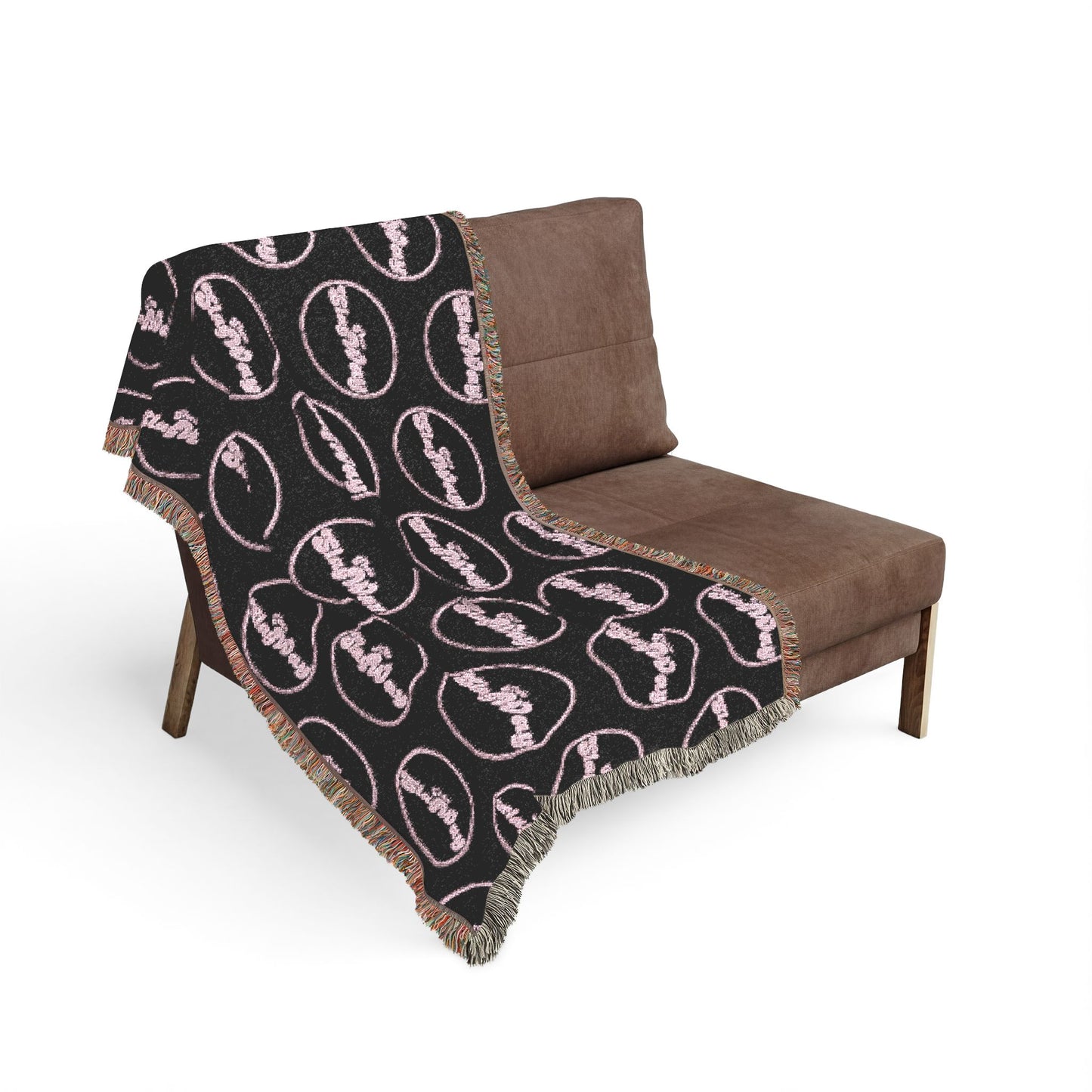 Woven Blanket — "SlayWay" Throw Blanket, Cozy Decorative Fringe Blanket