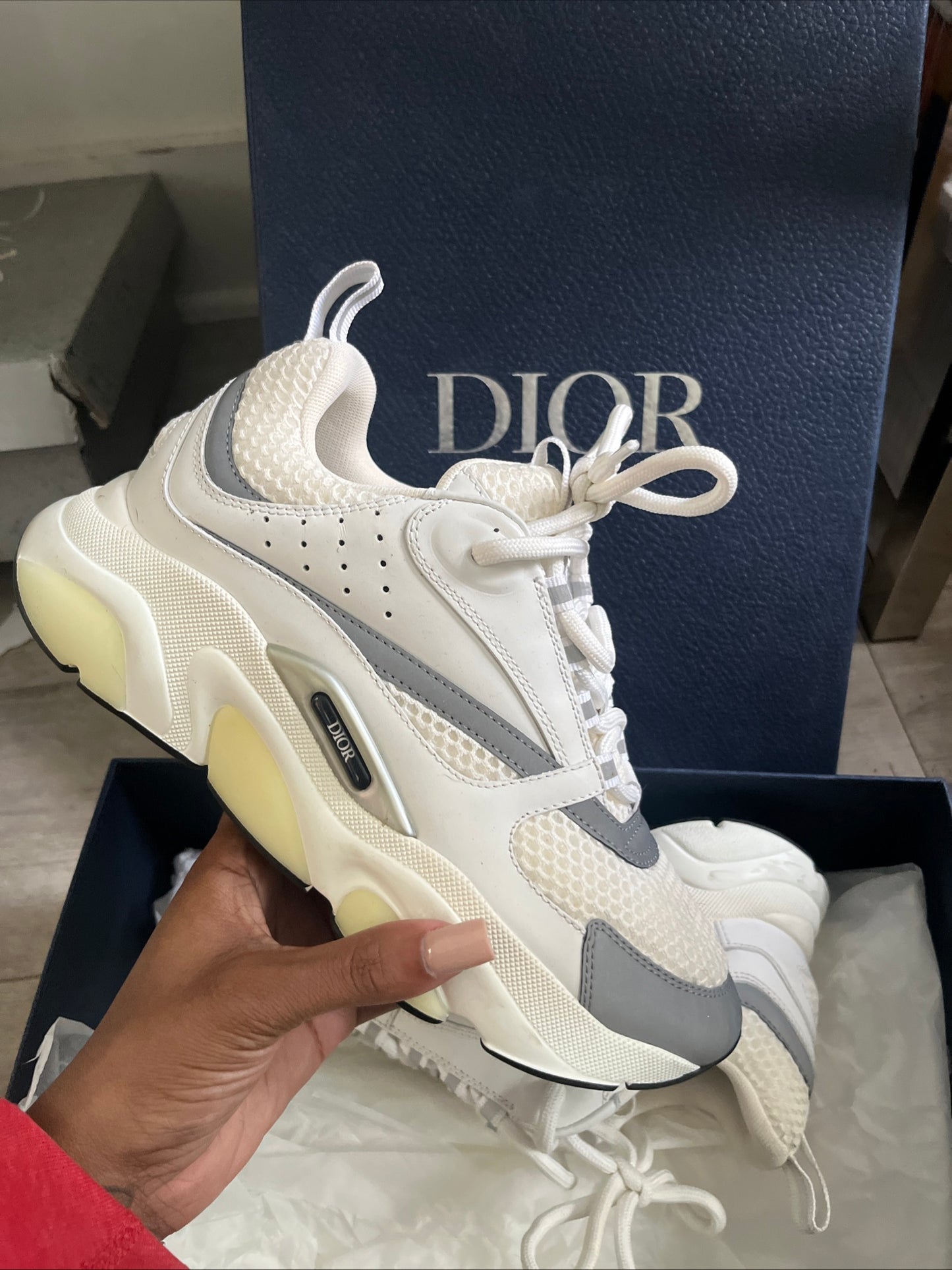 Dior “B22” Sneakers (White)