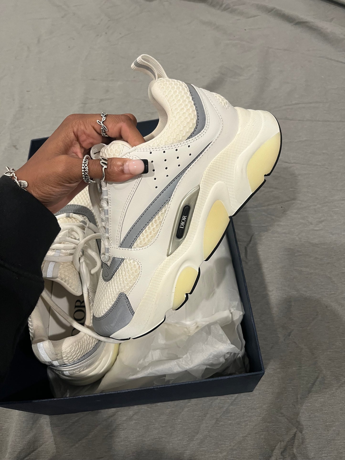 Dior “B22” Sneakers (White)