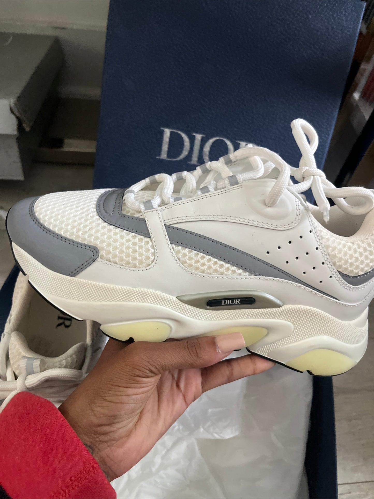 Dior “B22” Sneakers (White)