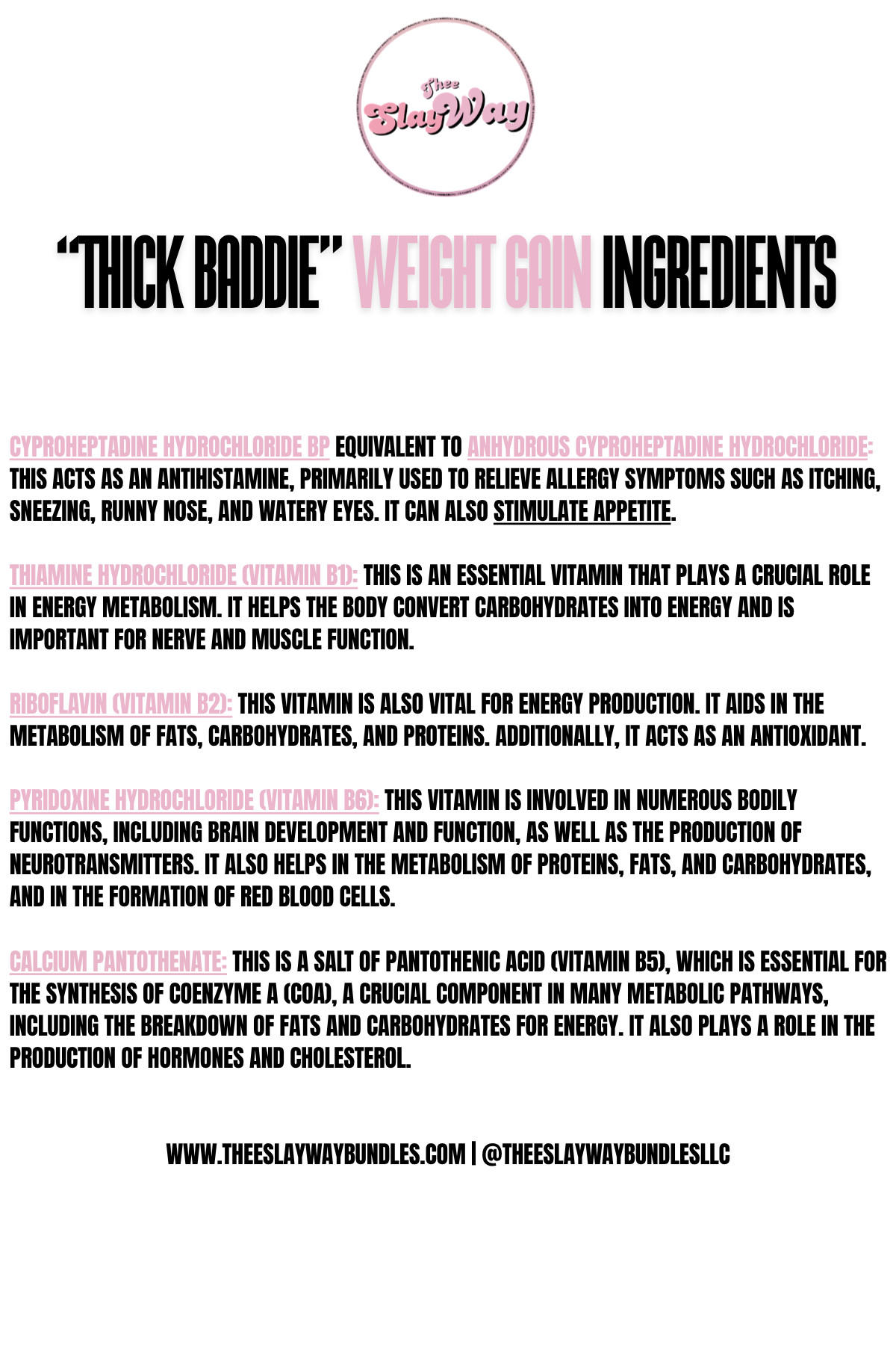 “Thick Baddie” Weight Gain