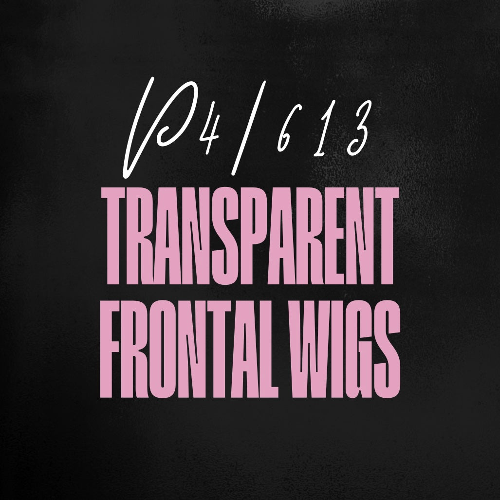(P4/613) Transparent Frontal Wigs