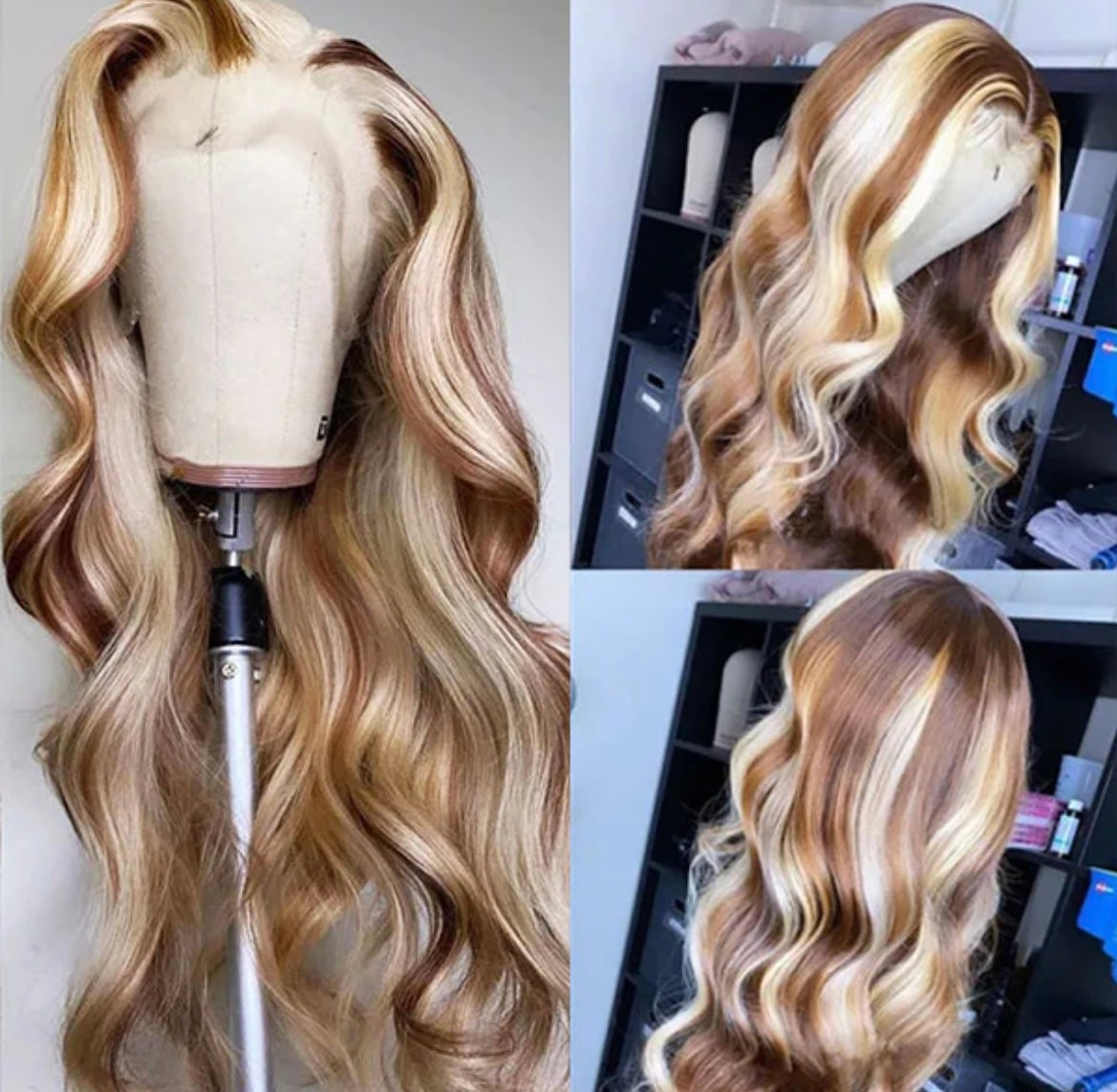 (P4/613) Transparent Frontal Wigs