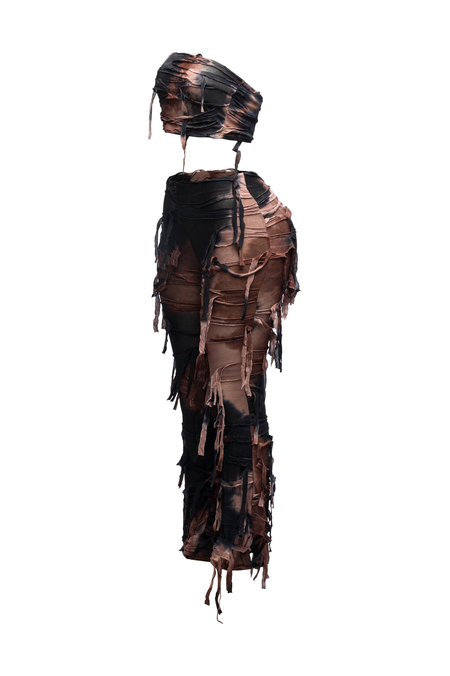 Distressed Tube-Top Summer Set