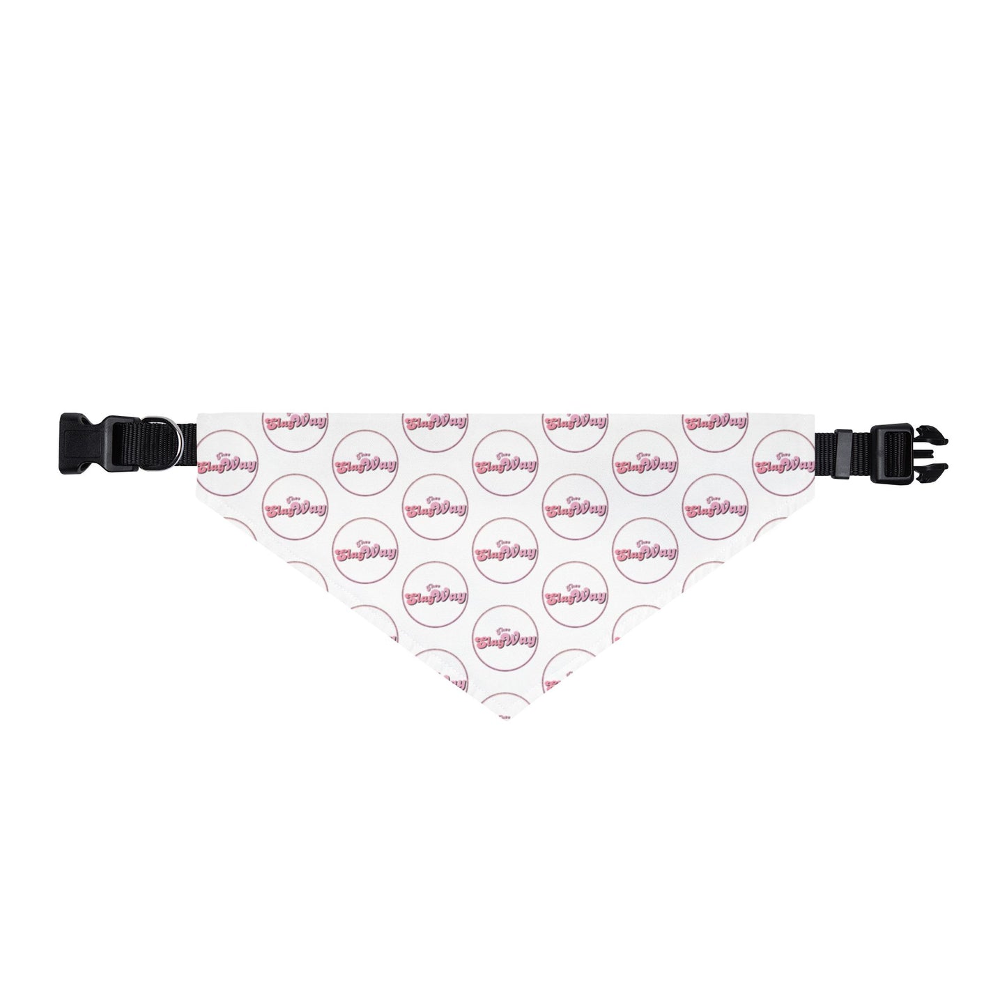 Clip-on Pet Bandana — "SlayWay" Logo Pattern