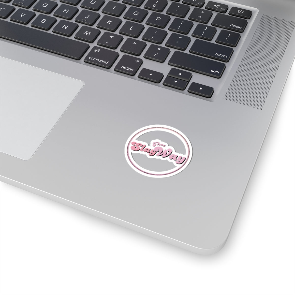 Kiss-Cut Sticker — "Thee SlayWay" Pink Retro Logo
