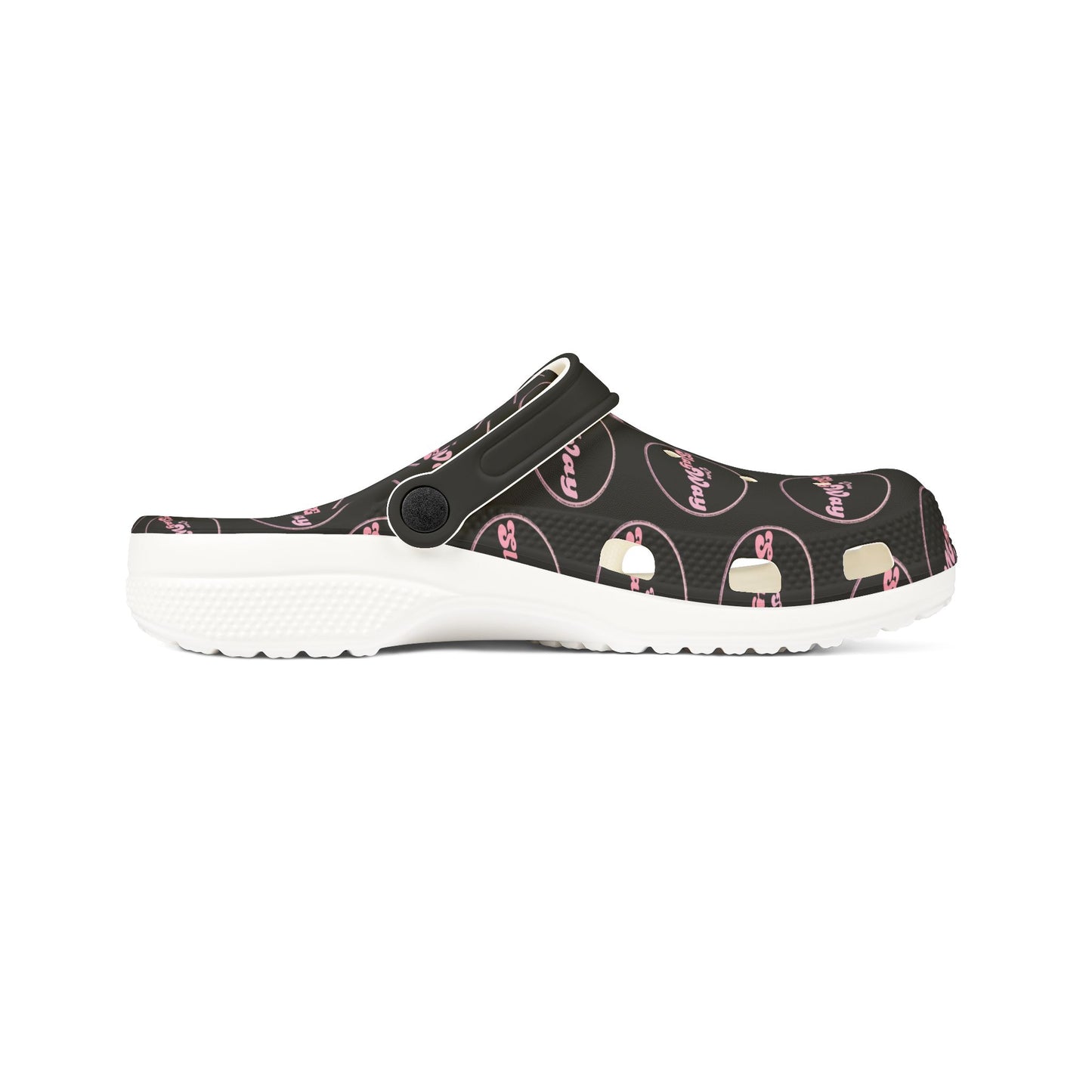 Patterned Foam Clogs — 'SlayWay' All-Over Print