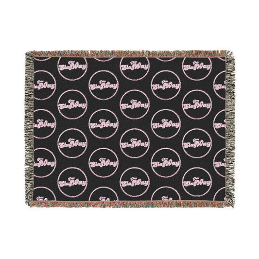 Woven Blanket — "SlayWay" Throw Blanket, Cozy Decorative Fringe Blanket