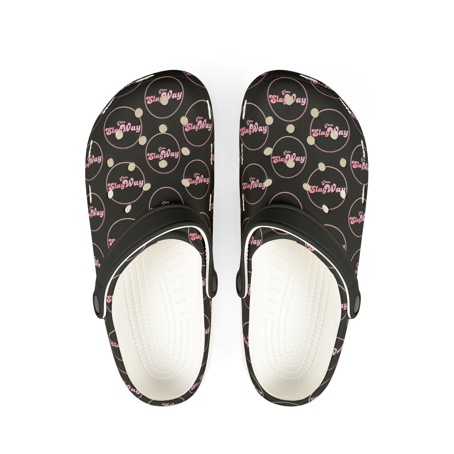 Patterned Foam Clogs — 'SlayWay' All-Over Print