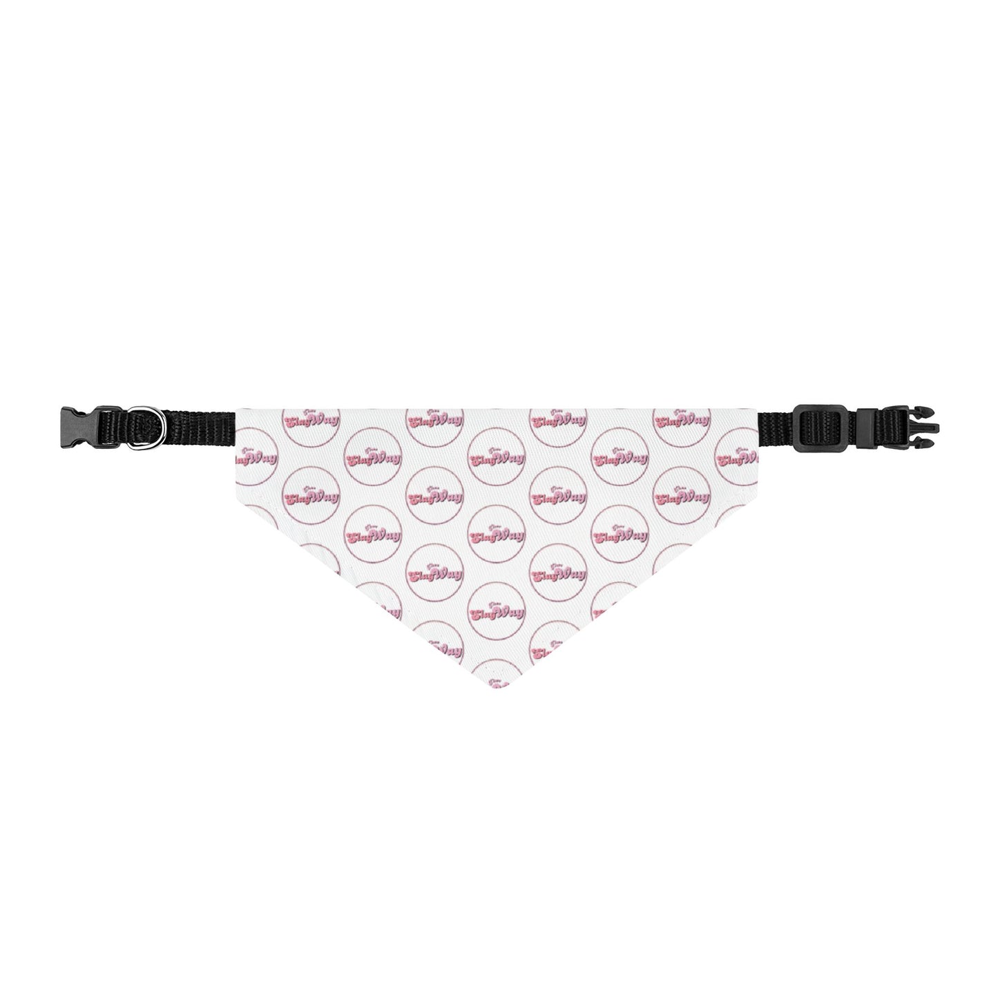 Clip-on Pet Bandana — "SlayWay" Logo Pattern