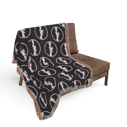 Woven Blanket — "SlayWay" Throw Blanket, Cozy Decorative Fringe Blanket