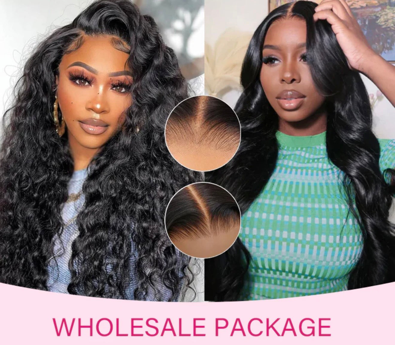 5 Wig Wholesale Package #2 (Closures)