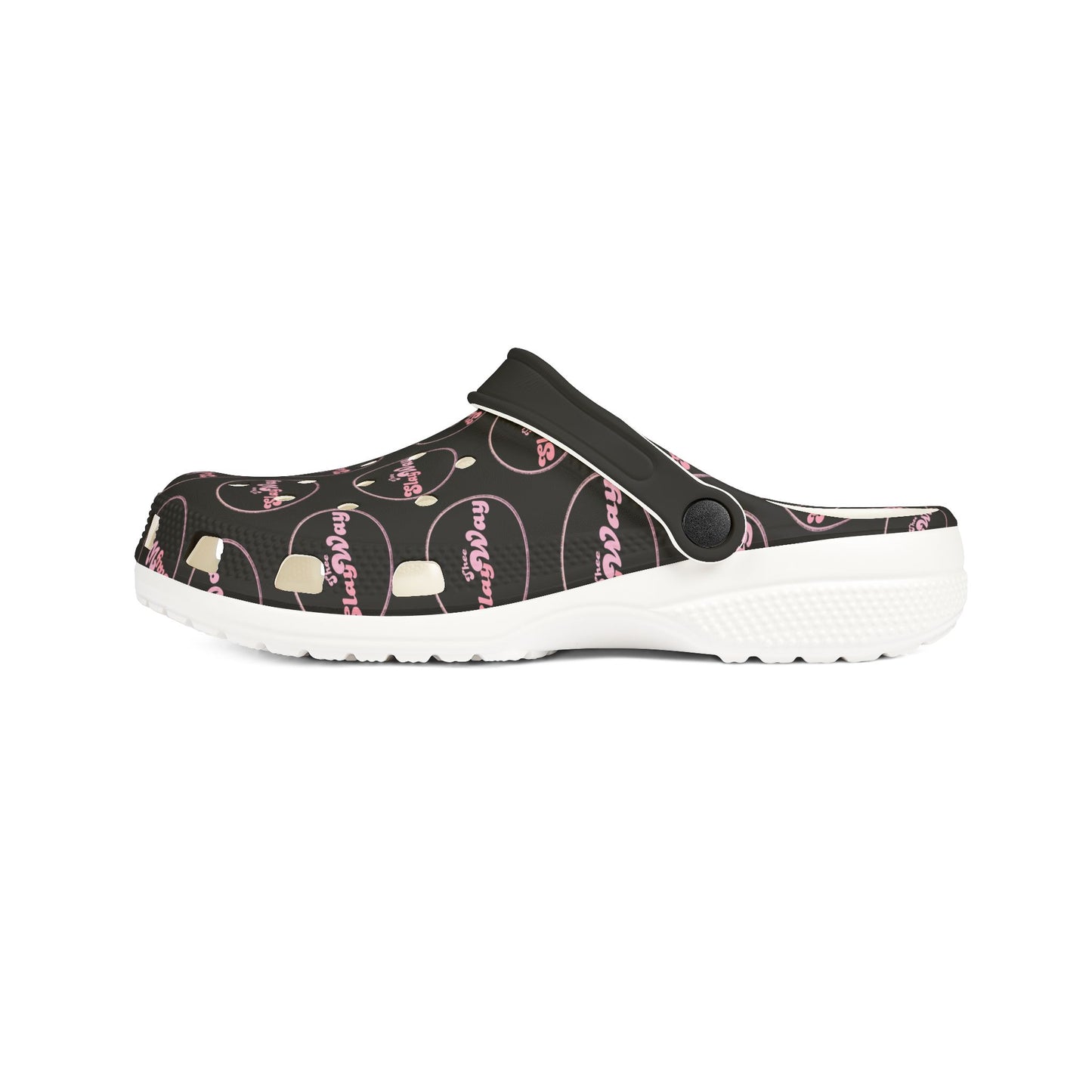 Patterned Foam Clogs — 'SlayWay' All-Over Print