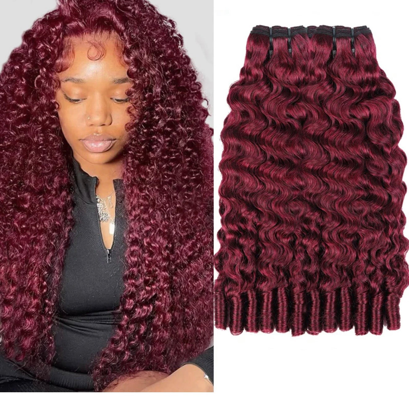 SlayWay Burmese Curly Bundles